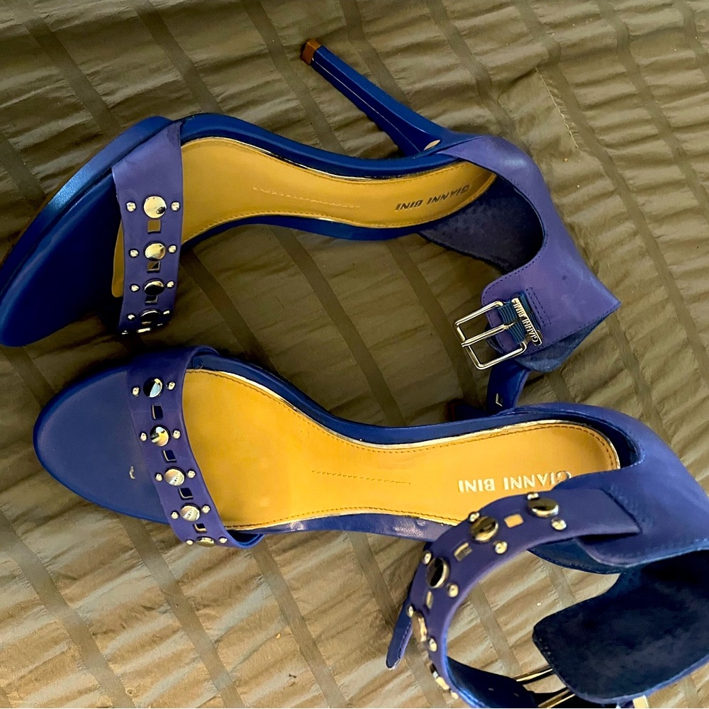 Blue Gianni Bini shoes.. Size 10… slightly used… heels….